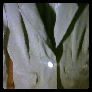 Suit Jacket w/1 button in Front and "About"in back